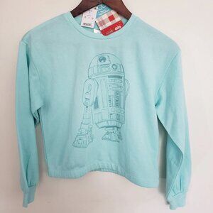 NWT - Disney Star Wars R2-D2 Girl's Pullover Sweatshirt